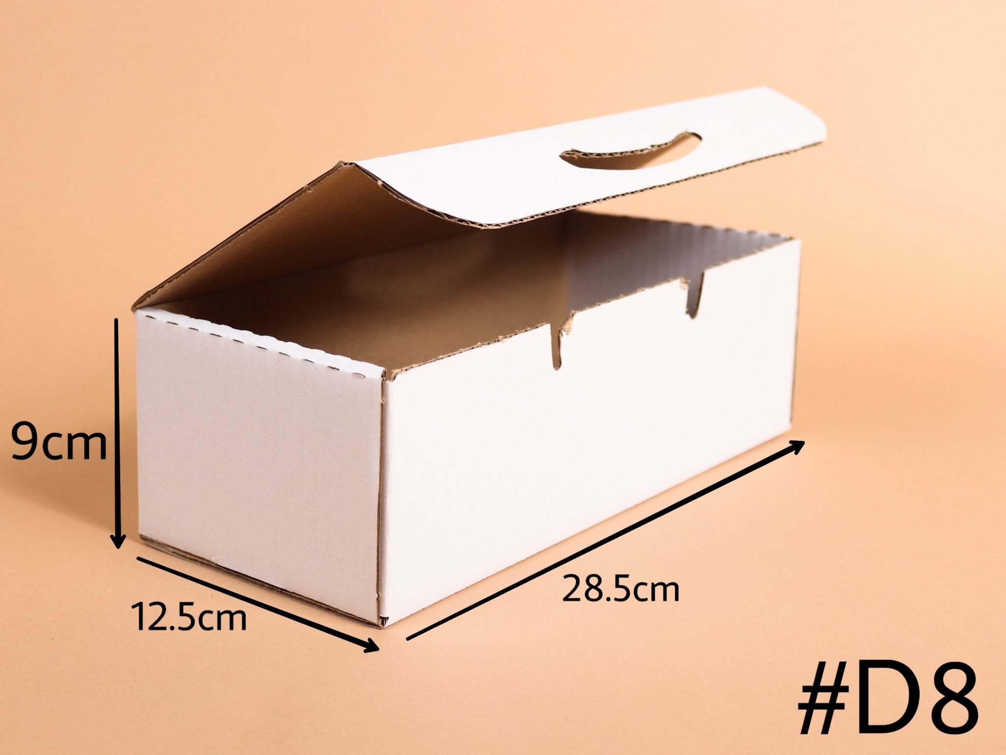 Cardboard bundle (D8 white) for assembling small shoes - 1000 pieces