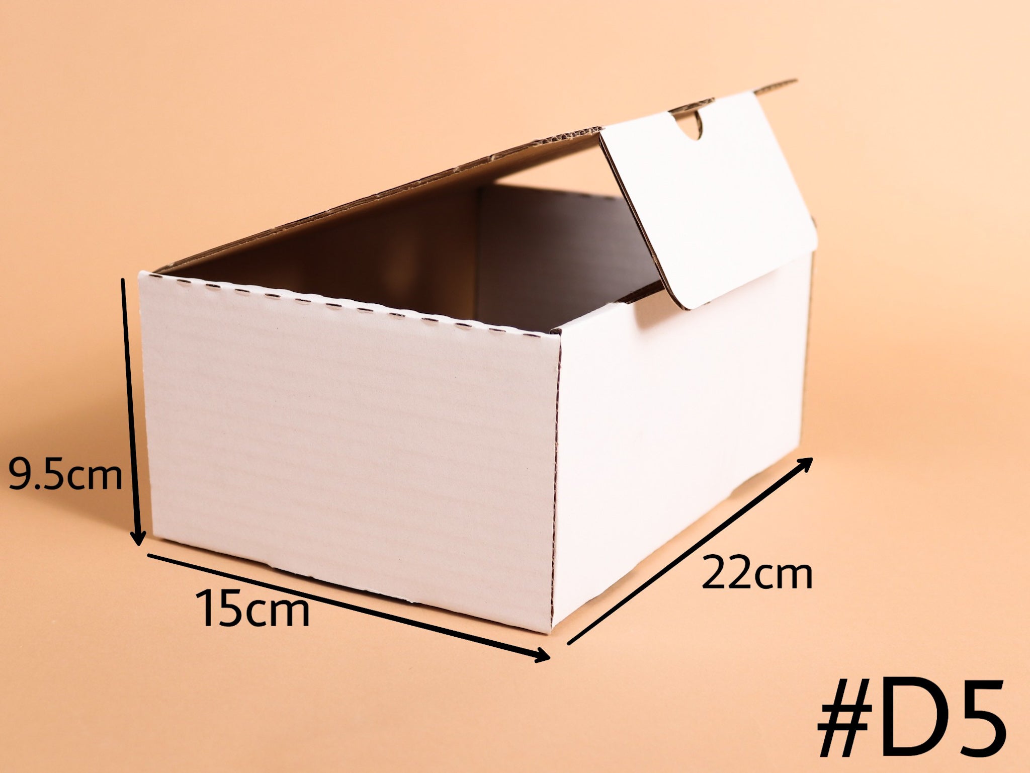 Cardboard bundle (D5 white), plain construction, 2 kg capacity - 1000 pieces