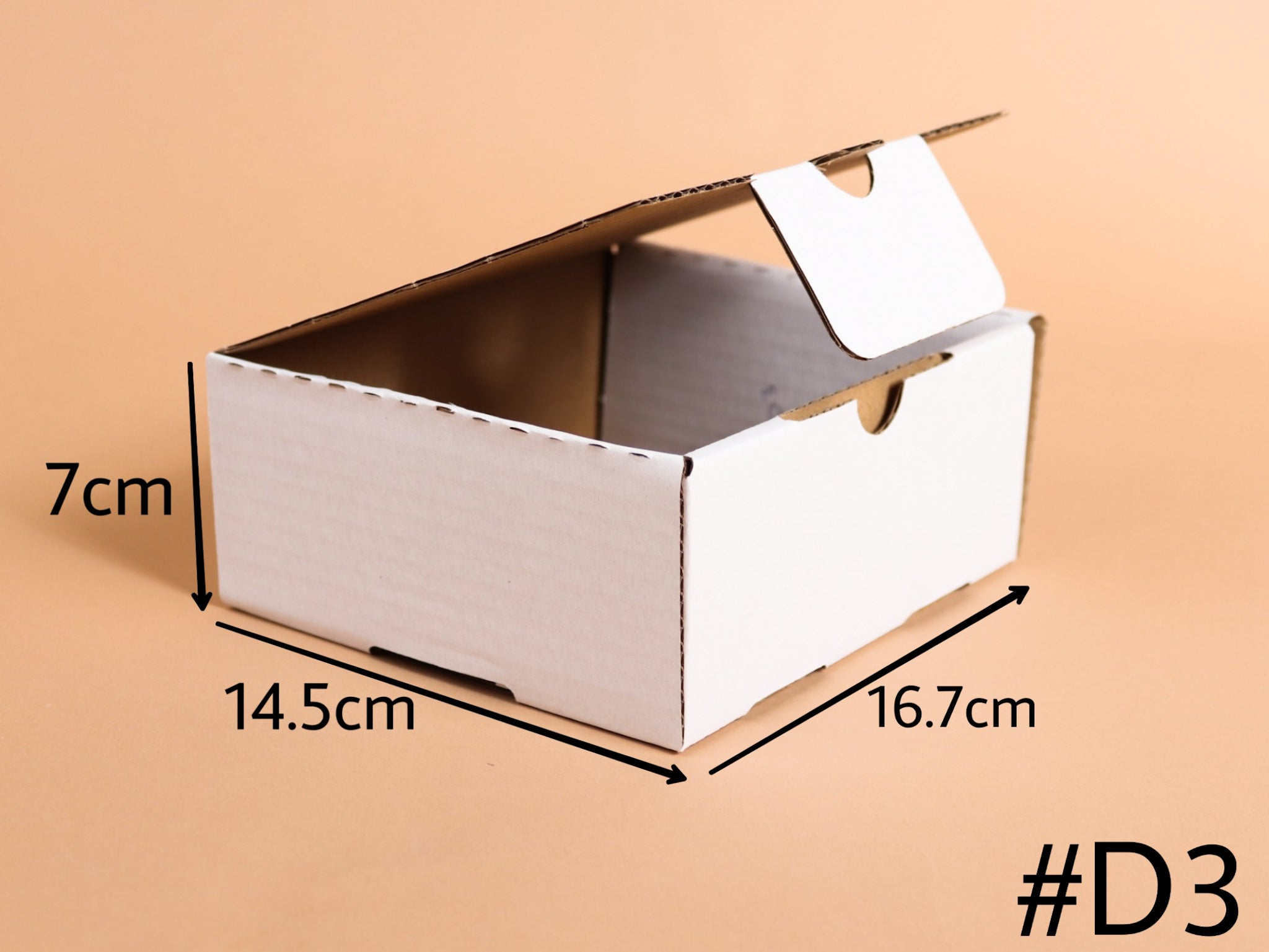 Cardboard bundle (D3 white), plain construction, 1.25 kg capacity - 1000 pieces