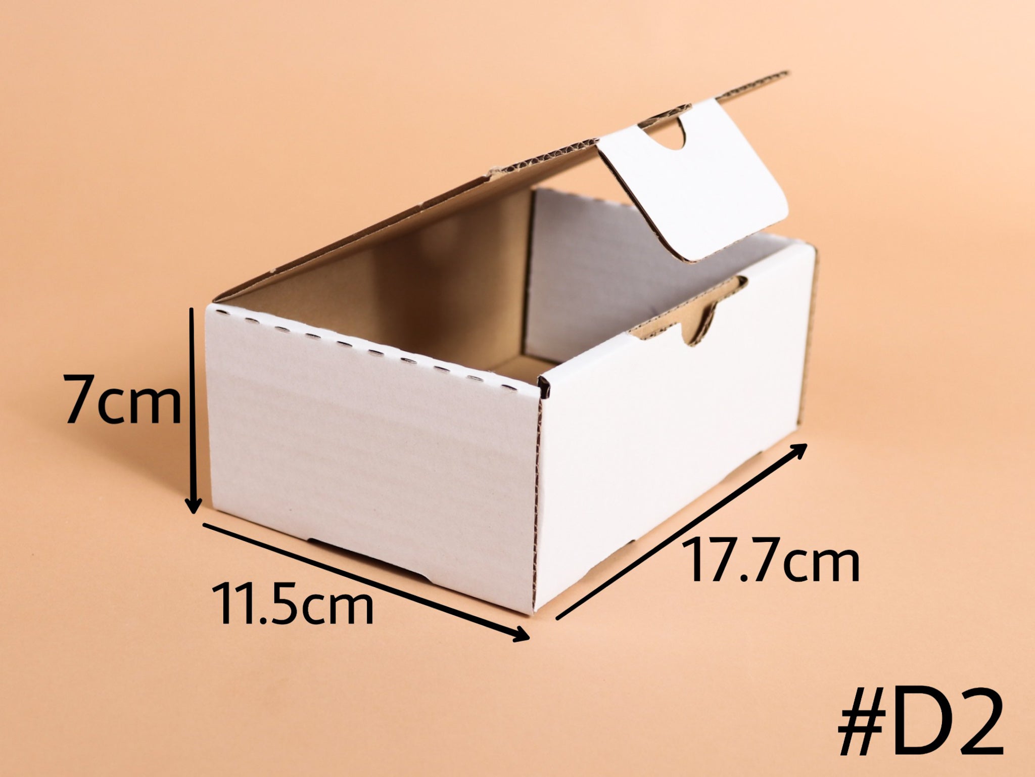 Cardboard bundle (D2 white), plain construction, 1 kg capacity - 1000 pieces